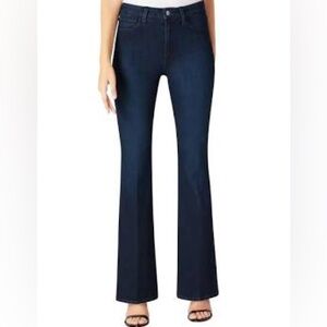 🌻3/$20 🆕 Common Genes Mid-Rise Dark Wash Embroidered Bootcut Jeans, Size 4